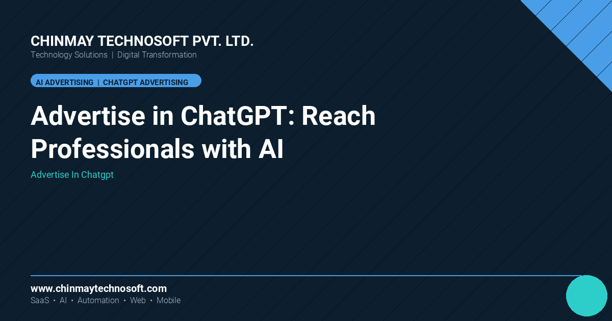 Advertise in ChatGPT