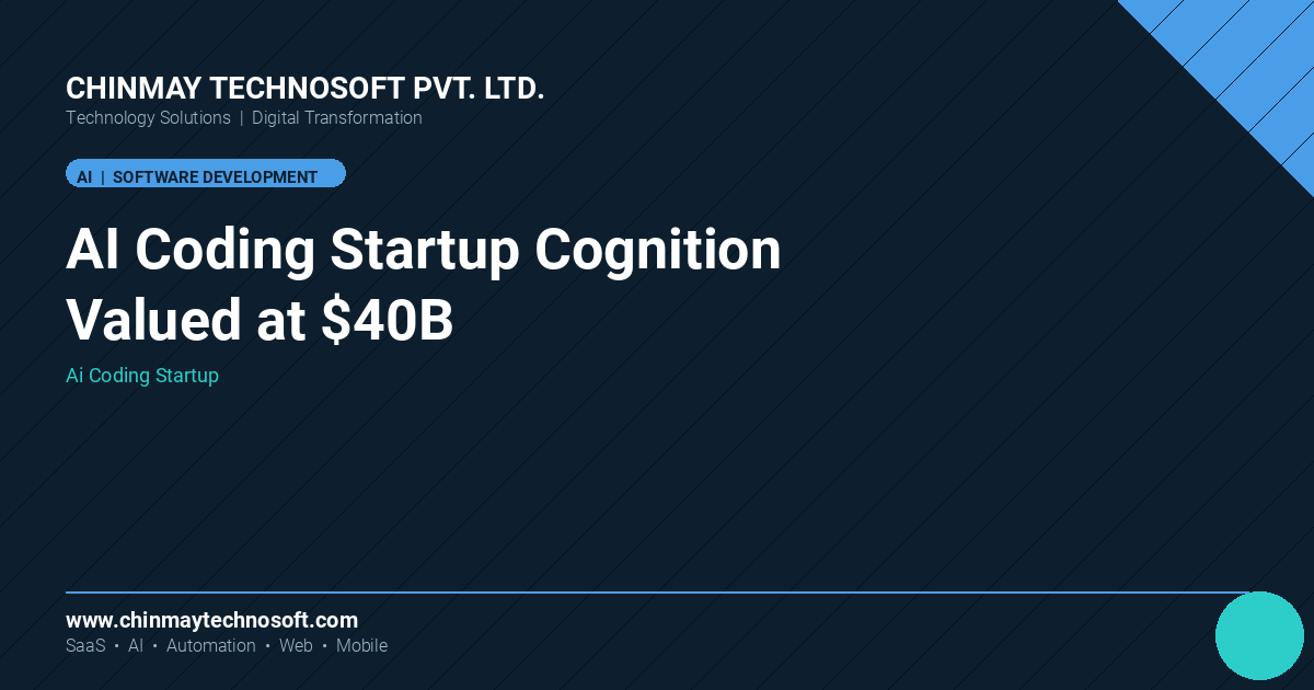 AI coding startup Cognition reportedly already in talks to raise at $40B valuation