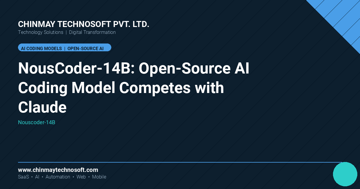 Nous Research's NousCoder-14B is an open-source coding model landing right in the Claude Code moment